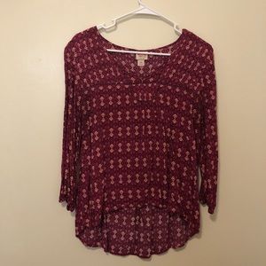 Maroon Ladies Blouse - Target